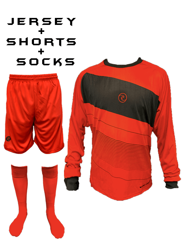 Football Goalkeeper Jersey Set, Printed, Size: Free Size