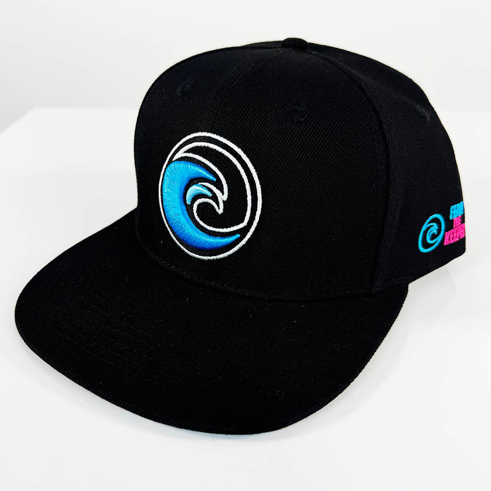 Wave Snapback Baseball Hat