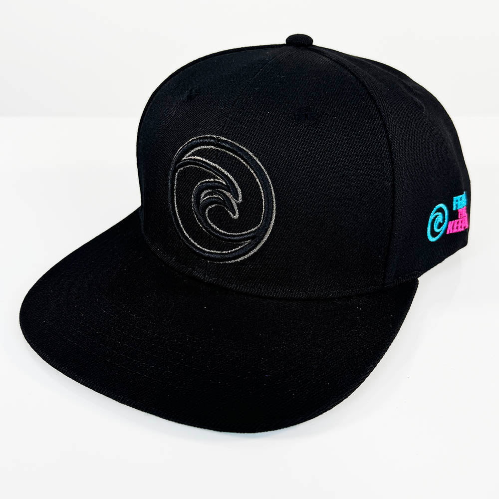 Wave Snapback Baseball Hat