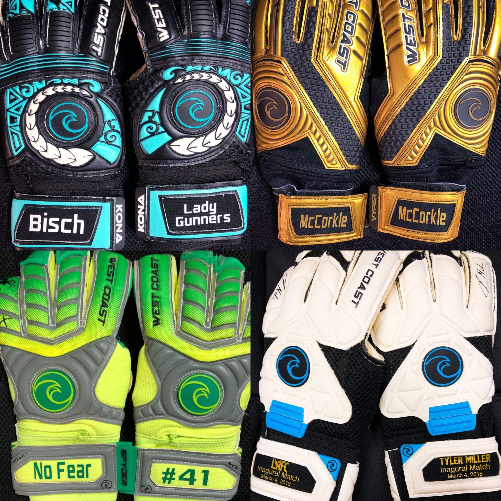 Custom soccer gloves on sale